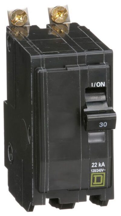 QOB230VH - Square D - 30 Amp 22kA Breaker Bolt-On - 30 Amp - 2 Pole - 240 Volt