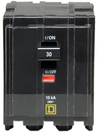 QO330 - Square D - 30 Amp Circuit Breaker Plug-In - 30 Amp - 3 Pole - 240 Volt