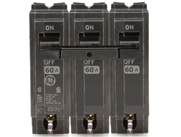 THHQL32060 - GE - 60 Amp Circuit Breaker Plug-In - 60 Amp - 3 Pole - 240 Volt 22.000 KAIC