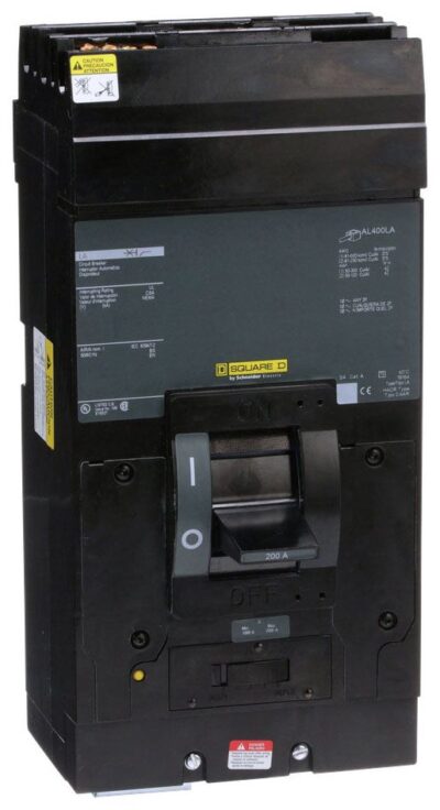 SQUARE D LA36125 3 Pole Non-Interchangeable Trip Thermal Magnetic Circuit Breakers