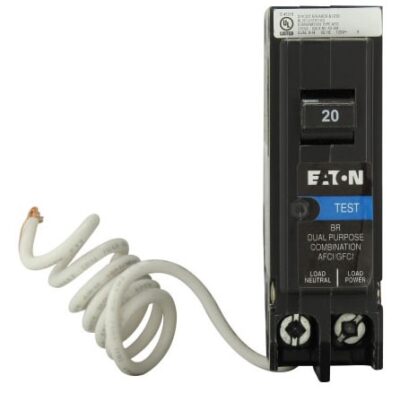 BRN120DF - Eaton - Molded Case Circuit Breakers Plug-In - 20 Amp - 1 Pole - 120 Volt