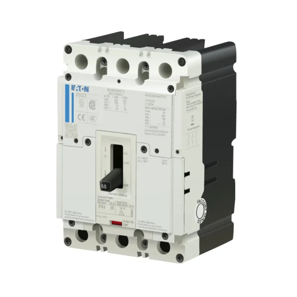 PDG23M0060TFFJ - Eaton - Molded Case Circuit Breakers Feed-Thru - 60 Amp - 3 Pole - 600 Volt - Image 2