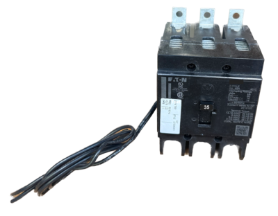 GHB3035S1 - Cutler Hammer Bolt-On 480V 35A 3 pole circuit breaker 120V Shunt Trip