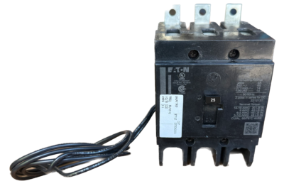GHB3025S1 - Cutler Hammer Bolt-On 480V 25A 3 pole circuit breaker 120V Shunt Trip