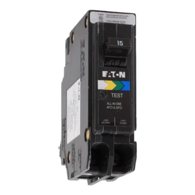 BRP115A1CS 15 Amp Single Pole 120V Plug-On Neutral AFCI/GFCI Dual Function Circuit Breaker