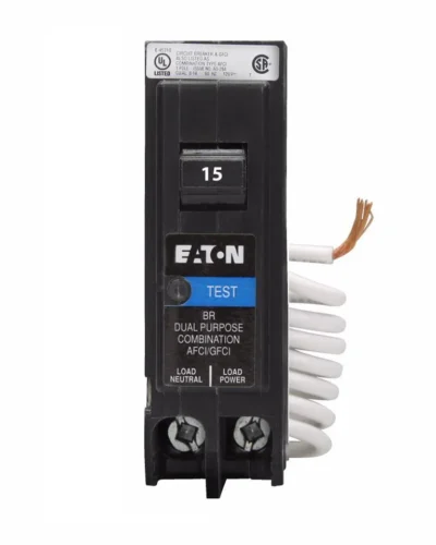 BRAFGF115 - Eaton Cutler-Hammer 15 Amp Single Pole Dual Function Circuit Breaker Plug-In - 15 Amp - 1 Pole - 120 Volt
