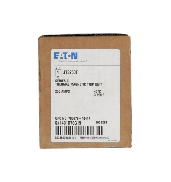 JT3250T - Eaton - Trip Unit 3 Pole - 4 Volt - Image 2