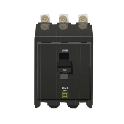 QOB350 - Square D - 50 Amp Circuit Breaker Bolt-On - 50 Amp - 3 Pole - 240 Volt