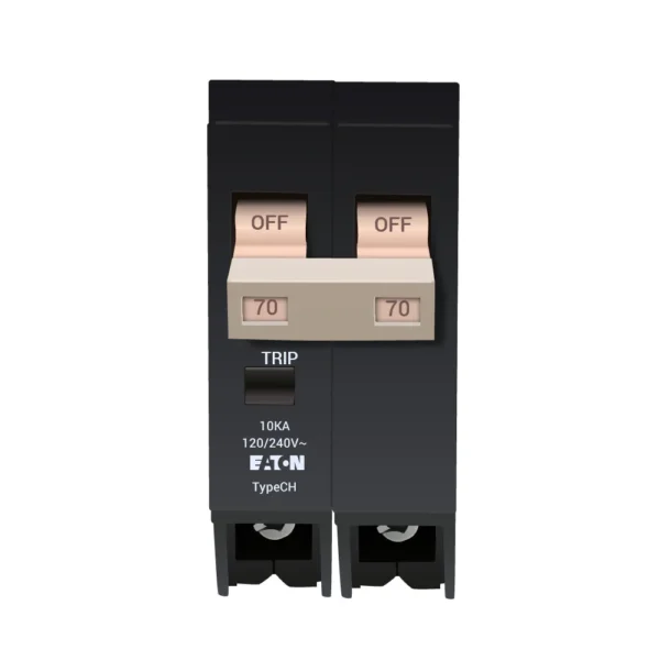 CH270 - Eaton Cutler-Hammer 70 Amp 2 Pole 240 Volt Plug-In Circuit Breaker