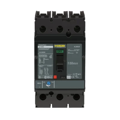JJL36200 - Square D - Molded Case Circuit Breaker Feed-Thru - 200 Amp - 3 Pole - 600 Volt