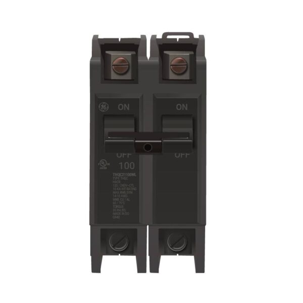 THQC21100WL - General Electric Feed-Thru 100 Amp 2 Pole Circuit Breaker