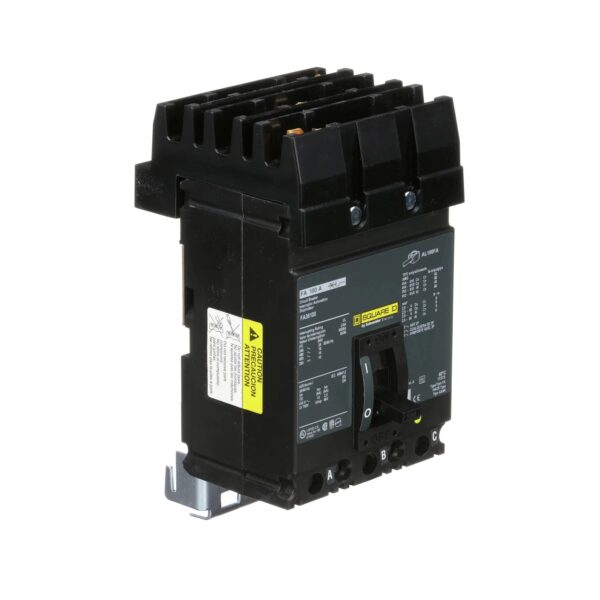 FA36100 - Square D - Molded Case Circuit Breaker I-Line Plug-In - 100 Amp - 3 Pole - 600 Volt - Image 2