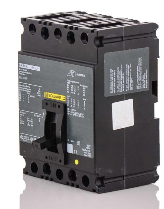 FAL36060 - Square D - Molded Case Circuit Breaker Feed-Thru - 60 Amp - 3 Pole - 600 Volt - Image 2
