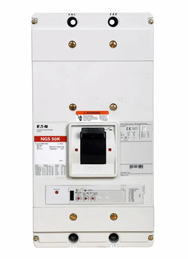 NGS312033E - Eaton - Molded Case Circuit Breaker Bolt-On - 1200 Amp - 3 Pole - 600 Volt