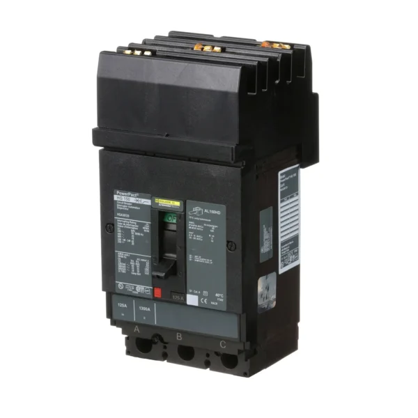 HGA36125 - Square D - Molded Case Circuit Breaker I-Line Plug-In - 125 Amp - 3 Pole - 600 Volt - Image 3