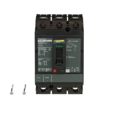 HGL36015 - Square D - Molded Case Circuit Breaker Feed-Thru - 15 Amp - 3 Pole - 600 Volt