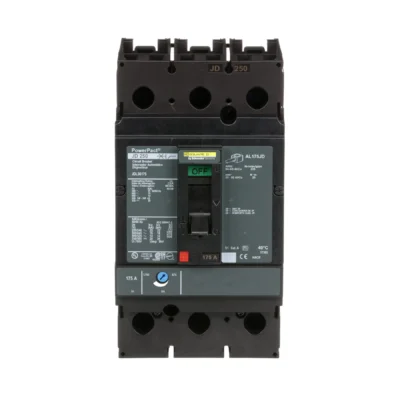 JDL36175 - Square D - Molded Case Circuit Breaker Feed-Thru - 175 Amp - 3 Pole - 600 Volt