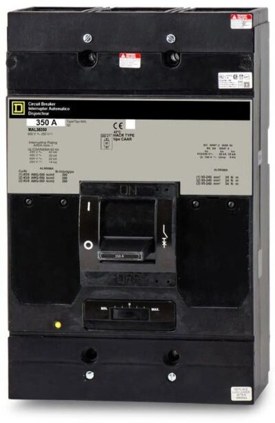 MAL36350 - Square D - Molded Case Circuit Breaker Feed-Thru - 350 Amp - 3 Pole - 600 V